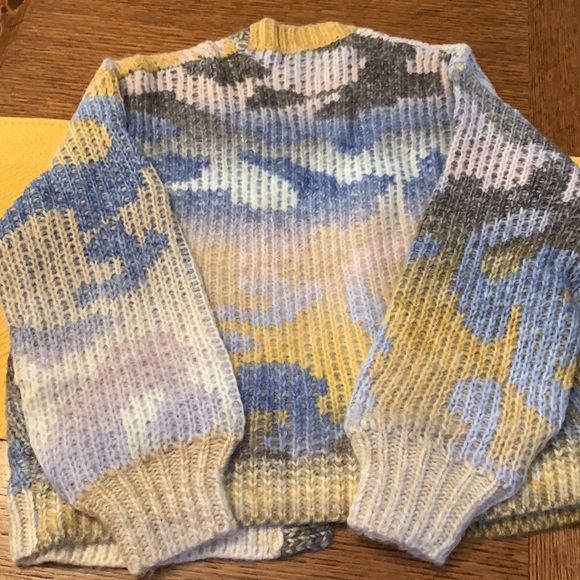 Color block drop shoulder sweater - Picture 7 of 8